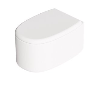 Wandcloset Salenzi Idilla 55 cm Keramiek Tornado Spoeling Mat Wit (excl. zitting)