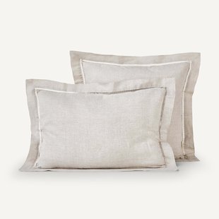 Kussensloop in gewassen linnen, Scala