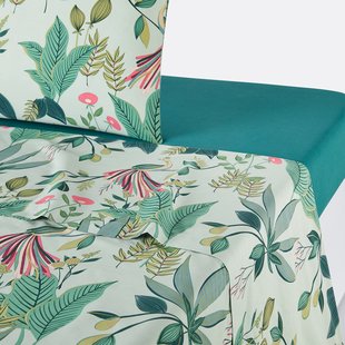 Plat laken in perkalkatoen, Somerset