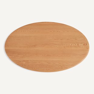 Ellipsvormig tafelblad in eikenhout, L170 cm, Elipso