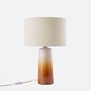 Tafellamp in keramiek en linnen H.47 cm, Grezza