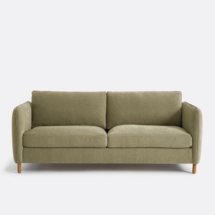 4-zits bedbank Loméo van gevlekt polyester