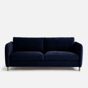 4-zits bedbank Loméo van gevlekt polyester