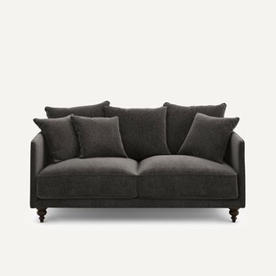 Compacte fluwelen chenille bank, Lazare