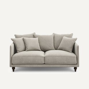 Compacte fluwelen chenille bank, Lazare