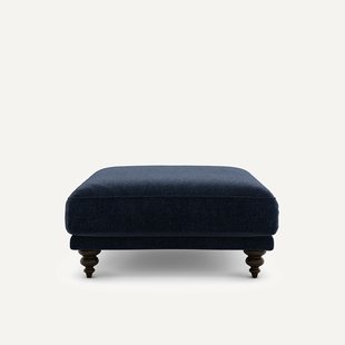 Voetenbank van fluweel chenille, Lazare