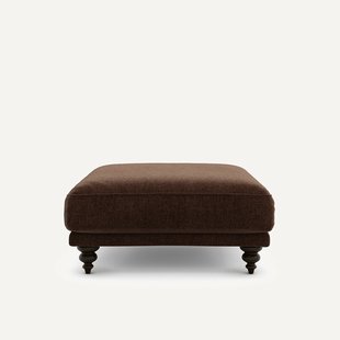 Voetenbank van fluweel chenille, Lazare