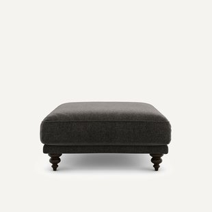 Voetenbank van fluweel chenille, Lazare