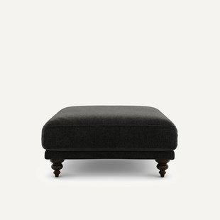 Voetenbank van fluweel chenille, Lazare