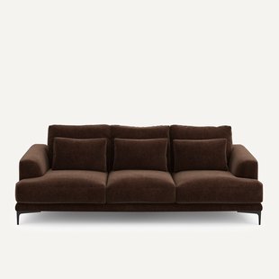 4-zits fluwelen chenille bank, Marsile