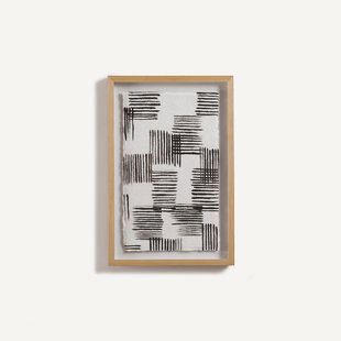 Handgeschilderd schilderij op rijstpapier, ONDE