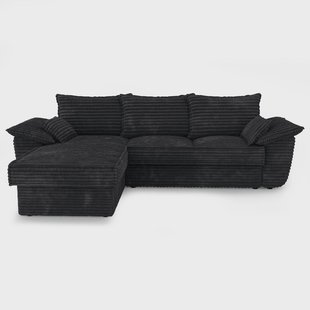 Hoekbank Sasha met opbergrvak links ribstof | SIA Home