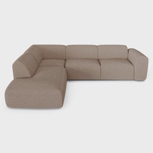 Hoekbank Myra links bouclé | SIA Home