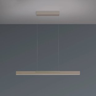 Bopp LED hanglamp Nano 2.0, lengte 100 cm, taupe, metaal