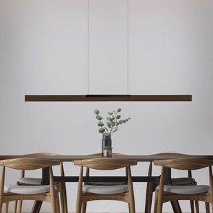 Bopp LED hanglamp Nano 2.0, lengte 140 cm, brons/zwart