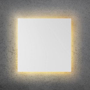 Escale LED wandlamp BLADE Q, wit, 44 x 44 cm, metaal, dimbaar