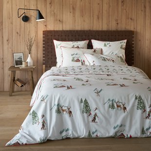 Dekbedovertrek in perkalkatoen, St Moritz