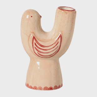 Kandelaar vogel - multikleur - 13x8.5x6 cm