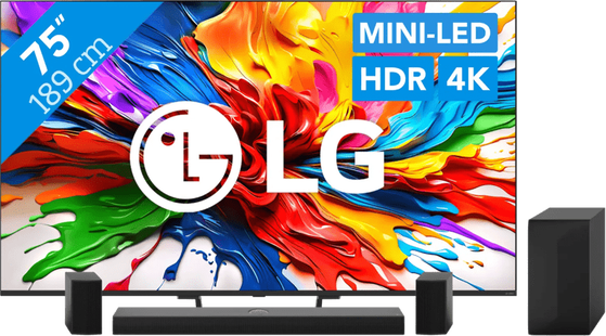 LG 75 QNED93 EVO 4K (2025) + LG DS70TR