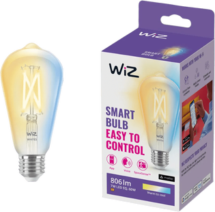 WiZ Edison Filament - Warm tot Koelwit Licht - E27 - Transparant