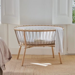 Kave Home Wieg 'Leonela', 97 x 62cm, kleur Naturel
