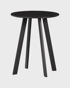 WOOOD Outdoor Bijzettafel 'Fer' Ø40cm, kleur Zwart