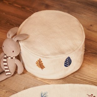 Kave Home Poef 'Yanil' 40cm, kleur Wit