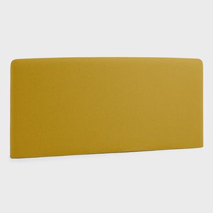 Kave Home Hoofdbord 'Dyla' 168 x 76cm, kleur Mosterdgeel