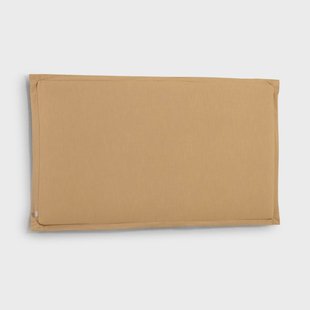 Kave Home Hoofdbord 'Tanit' 206 x 106cm, kleur Mosterdgeel