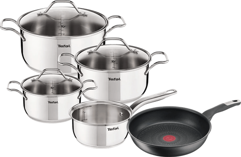 Tefal Intuition Pannenset 4-delig + Unlimited Koekenpan 28 cm