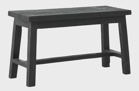 MUST Living Halbank 'Trinity' Teakhout, kleur Zwart