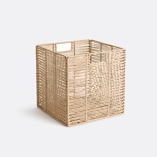Plooibare mand in geweven papier, Lahjar