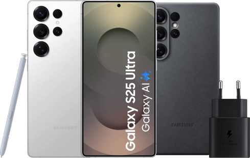 Samsung Galaxy S25 Ultra 256GB Wit 5G + Accessoirepakket