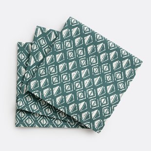 Set van 3 bedrukte servetten Lodge