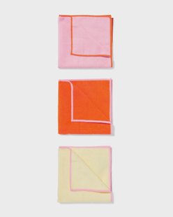 HEMA Microvezeldoekjes 35x35cm roze - 3 stuks