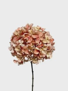 Kunstbloem Hortensia Roze - 67 cm