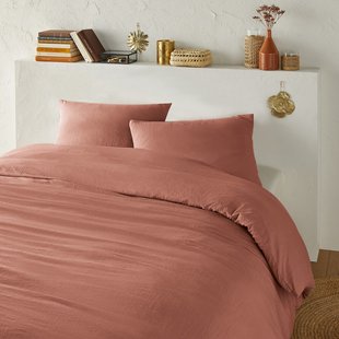 Bedset in gewassen microvezel, recycled polyester