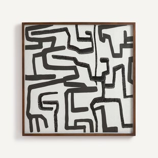 Handgeschilderd en geborduurd rijstpapier, BAZIO