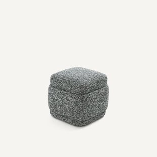 Poef in gemêleerde badstof, CLEOPHEE