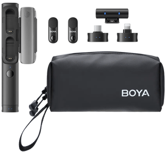 Boya Magic 02 voor Usb C, Lightning & 3,5mm
