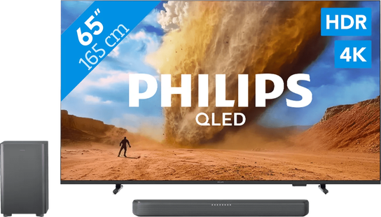 Philips 65 PUS7800 QLED 4K (2025) + Philips TAB5309