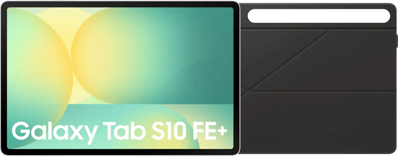 Samsung Galaxy Tab S10 FE Plus 13,1 inch 128GB Wifi Zilver + Book Case Zwart