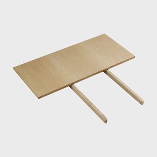 FDB Møbler C35L inlegblad 82x37 cm Oak nature waterbased laquer