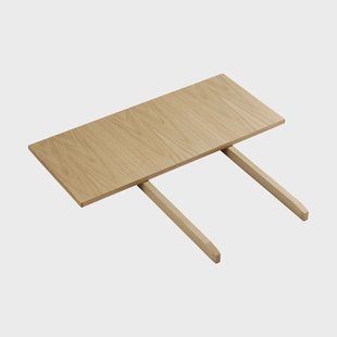 FDB Møbler C35S inlegblad 95x45 cm Oak nature waterbased laquer