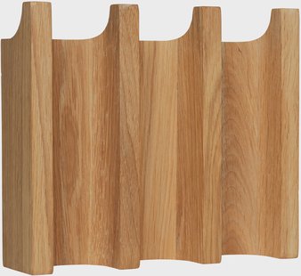 Kristina Dam Studio Column kapstok Warm geolied eik