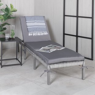 Nohr Ligbed 'Tyke' Wicker, kleur Grijs