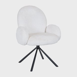 Richmond Draaibare Eetkamerstoel 'Jolie' Sheep, kleur Wit