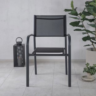 Nohr Tuinstoel 'Vaishali' kleur Zwart