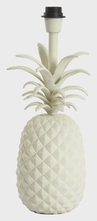 Light & Living Tafellamp 'Pineapple' 42cm, kleur Crème (excl. kap)