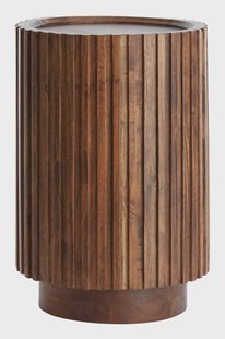 Light & Living Ronde Bijzettafel 'Kiyose' Acaciahout, 33cm, kleur Bruin